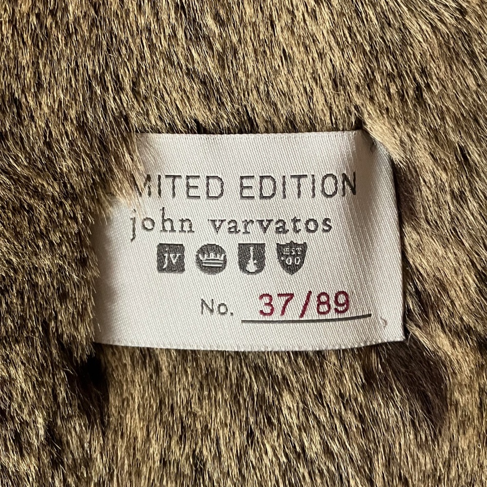LIMITED EDITION John Varvatos Leather/Shearling w/HOOD Coat EU 50 /US 40 LARGE - Picture 11 of 12